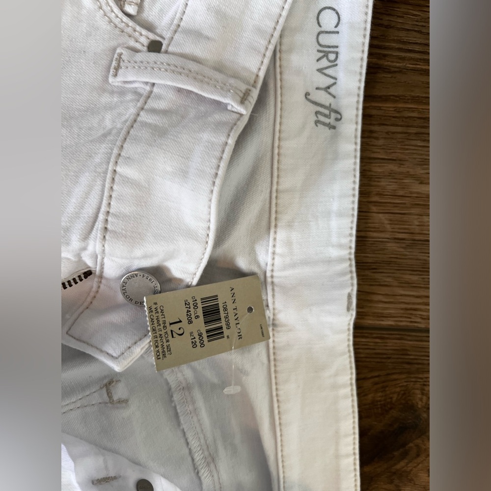 White denim bootcut